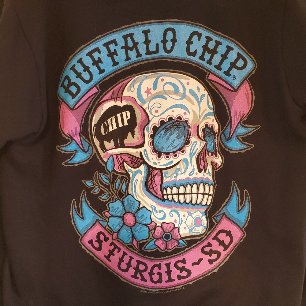 Sturgis Motorcycle Rally Zip Sweater - Picture 4 of 5
